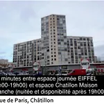 Eiffel Citea Access dayroom Espace Paris sans nuitée et Chambre partagée Chatillon nuitée -- Repos journée ou Espace Travail 8-19h Proche Tour Eiffel ou Usage bureau à l\'heure en journée -- Nuitée Chatillon Avenue Paris
